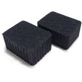 FILAVERSE Gummipuffer Set mit 2 Stück, 160 x 120 x 80 mm, für Hebebühnen, Auto & SUV