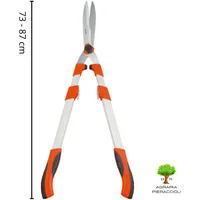 Stocker Heckenschere Manuell mit Wellenschliff 73-87 cm