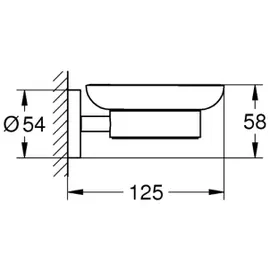 Grohe Start Seifenschale mit Halter 41193000