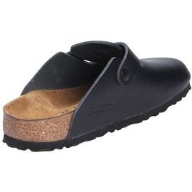 Birkenstock Boston Naturleder schmal schwarz 44