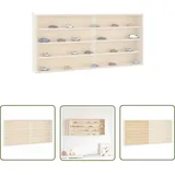VidaXL Sammlervitrine aus Holz mit Türen 80x8,5x37 cm
