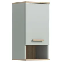 xonox.home Hängeschrank Star ca. 34x68x28 cm Eiche/Grüngrau