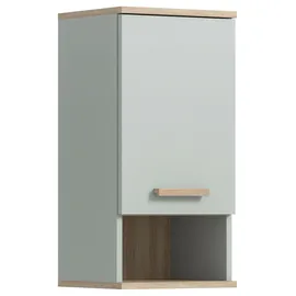 xonox.home Hängeschrank Star ca. 34x68x28 cm Eiche/Grüngrau