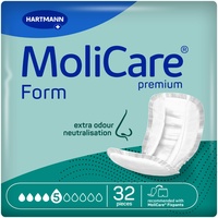 Hartmann MoliCare Premium Form 5 Tropfen Hygieneeinlage, 32 Stück