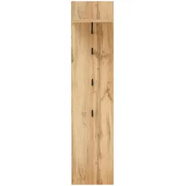 XORA Garderobenpaneel Eiche, 35x153x30 cm, Aufhängemöglichkeit, Garderobe, Garderobenpaneele, Garderobenpaneele
