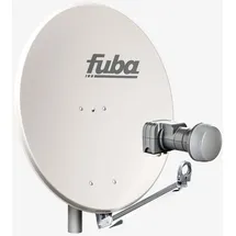 Fuba DAL 802 G Sat Anlage Antenne Schüssel Spiegel Twin LNB DEK 217 2 Teilnehmer Alu Sat-Schüssel/Sat-Spiegel Grau + Fuba DEK 217 Twin LNB für 2 Re