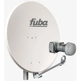 Fuba DAL 802 G Sat Anlage Antenne Schüssel Spiegel Twin LNB DEK 217 2 Teilnehmer Alu Sat-Schüssel/Sat-Spiegel Grau + Fuba DEK 217 Twin LNB für 2 Re