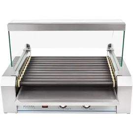Royal Catering Hot Dog Grill 11 Rollen Teflon