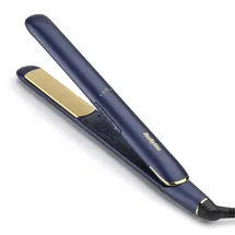 Babyliss Midnight Luxe Glätteisen - Titanium Ceramic Floating Plates für sanftes Gleiten, schnelles Aufheizen in 30 Sekunden, 3 Heizstufen bis zu 235°C, weltweit einsetzbar, 2516PE