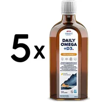 (1250 ml, 59,74 EUR/1L) 5 x (Osavi Daily Omega + D3, 1600mg Omega 3 (Natural Le