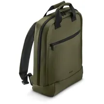 Hama Rucksack für Laptop (Laptopfach gepolstert für Laptops bis 16,2“, Laptoprucksack mit Vordertasche und Innenfach, ultraleichter Daypack, wasserfest) oliv