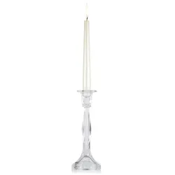 Wiedemann Kerzen Kerzenleuchter für konische Kerzen, Glas 230 x 60 mm