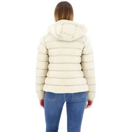 Superdry Damen. Fuji Steppjacke mit Kapuze Pelikan beige 36 - 36