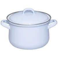 RIESS Emaille Fleischtopf mit Deckel 16cm