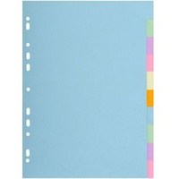 Exacompta Register 1610E Forever® A4 blanko, Karton, 10-teilig vollfarbig