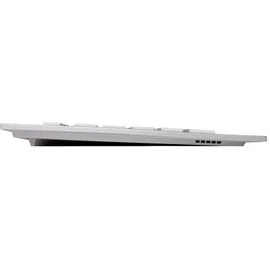 Cherry DW 8000 Wireless Tastatur ES Set weiß/silber