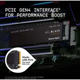 Western Digital Black SN770 500 GB M.2 WDS500G3X0E