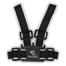Lorelli Kinder-Sicherheitsgurt Baby Walk, Laufgurt, Laufleine, Gurte verstellbar schwarz