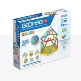 Geomag Geomag, Supercolor Recycled, Magnetische Konstruktionen, Bunte Stäbe und Paneele, 42-teilige Packung, 100% Recycling-Kunststoff