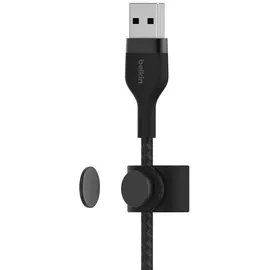 Belkin Flex Lightning/usb-a 1m mfi zert., Schwarz