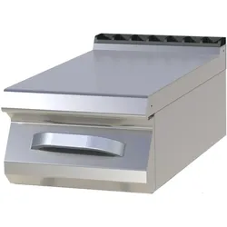 A&S polarny Gastro Arbeitsplatte Arbeitstisch 400x730x300mm Tischgerät mit Schublade Edelstahl