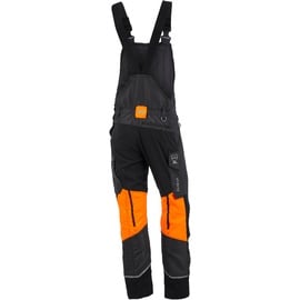 KOX Schnittschutz Latzhose Duro 3.0 Anthrazit/Orange Gr. 28 untersetzt -