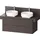 Duravit Balcoon 120x57x53,4cm, braun strukt., 4 SchKa.