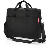 Reisenthel Workbag Black - einfache und Funktionelle Arbeitstasche, Laptopfach, Schultergurt
