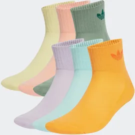 adidas MID ANKLE Socken 6er Pack Bunt 43-45