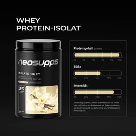 Neosupps Whey Protein Vanille Pulver 750 g