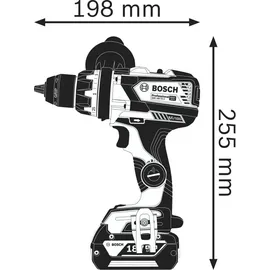 Bosch GSR 18V-110 C Professional inkl. 2 x 4 Ah + L-Boxx 06019G010A