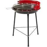 Campinggrill BBQ Ø 33 cm Rundgrill Holzkohlegrill Grill Festival Camping Garten