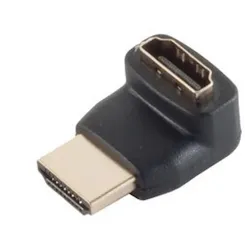 HDMI 90° Winkeladapter, HDMI A-Buchse - HDMI A-Stecker