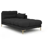 Micadoni Chaiselongue, Dunkelgrau, Textil, 102x75x185 cm, Hergestellt in Europa, Wohnzimmer, Sessel, Relaxliegen