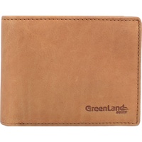 GREENLAND Nature Geldbörse RFID Schutz Leder 12 cm