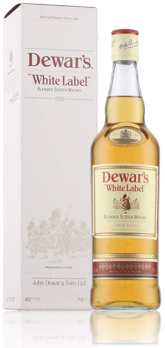 Dewar ́s White Label Blended Scotch Whisky 40% Vol. 0,7l in Geschenkbox