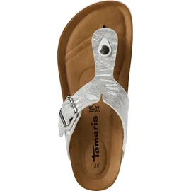 TAMARIS Pantolette Silber 38