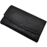 myledershop Kellner Geldbörse Unisex schwarz