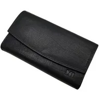 myledershop Kellner Geldbörse Unisex schwarz