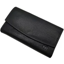 myledershop Kellner Geldbörse Unisex schwarz