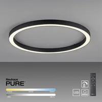 Pure Lines LED-Deckenleuchte, rund Ø70cm anthrazit