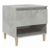 vidaXL Nachtschrank Betongrau 50 x 46 x 50 cm Grau