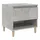 vidaXL Nachtschrank Betongrau 50 x 46 x 50 cm Grau