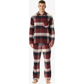 SCHIESSER Pyjama Selected Premium Warming Rot 52