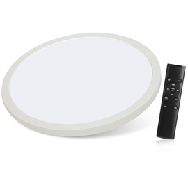 NORTHPOINT LED Panel Deckenleuchte rund 40cm Ø mit RGB Backlight Hintergrundbeleuchtung 24W Mood RGB