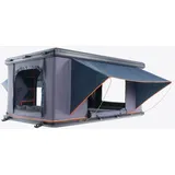 bene living Dachzelt Aluminium Dachzelt AeroSummit Lift #1 by Camper's Delight, Personen: 2, inkl. Matratze, Vorzelte an der Seite und Leiter grau