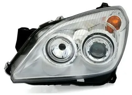 Kristall-Scheinwerfer für Opel Astra H (2004–2009) - Chrom