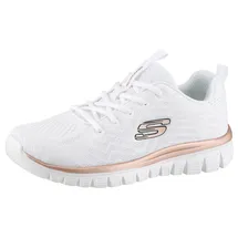 SKECHERS Graceful - Get Connected White / Roségold 40