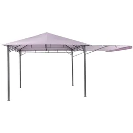 Tepro Pavillon »Lehua«, (Set, inkl. Ersatzdach), BxTxH: 330x330x285 cm, Seitenteil als Markise ausklappbar