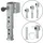 PRO PLUS Abstellstütze kippbar TL60 D85 345-445 mm 1300 kg